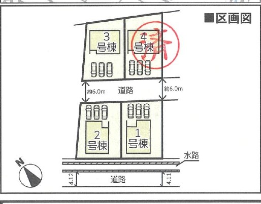 クレイドルガーデン　倉敷市連島町鶴新田第14新築住宅　3号棟 間取り図