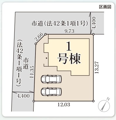 リーブルガーデン　倉敷真備町有井新築住宅　1号棟 間取り図
