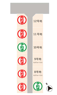 【倉敷市連島町鶴新田　土地】住宅分譲地！お手頃価格！建築条件無し！ 間取り図