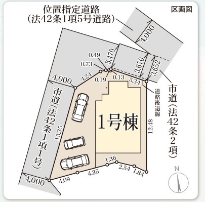 リーブルガーデン　倉敷藤戸町天城第4新築住宅　1号棟 間取り図