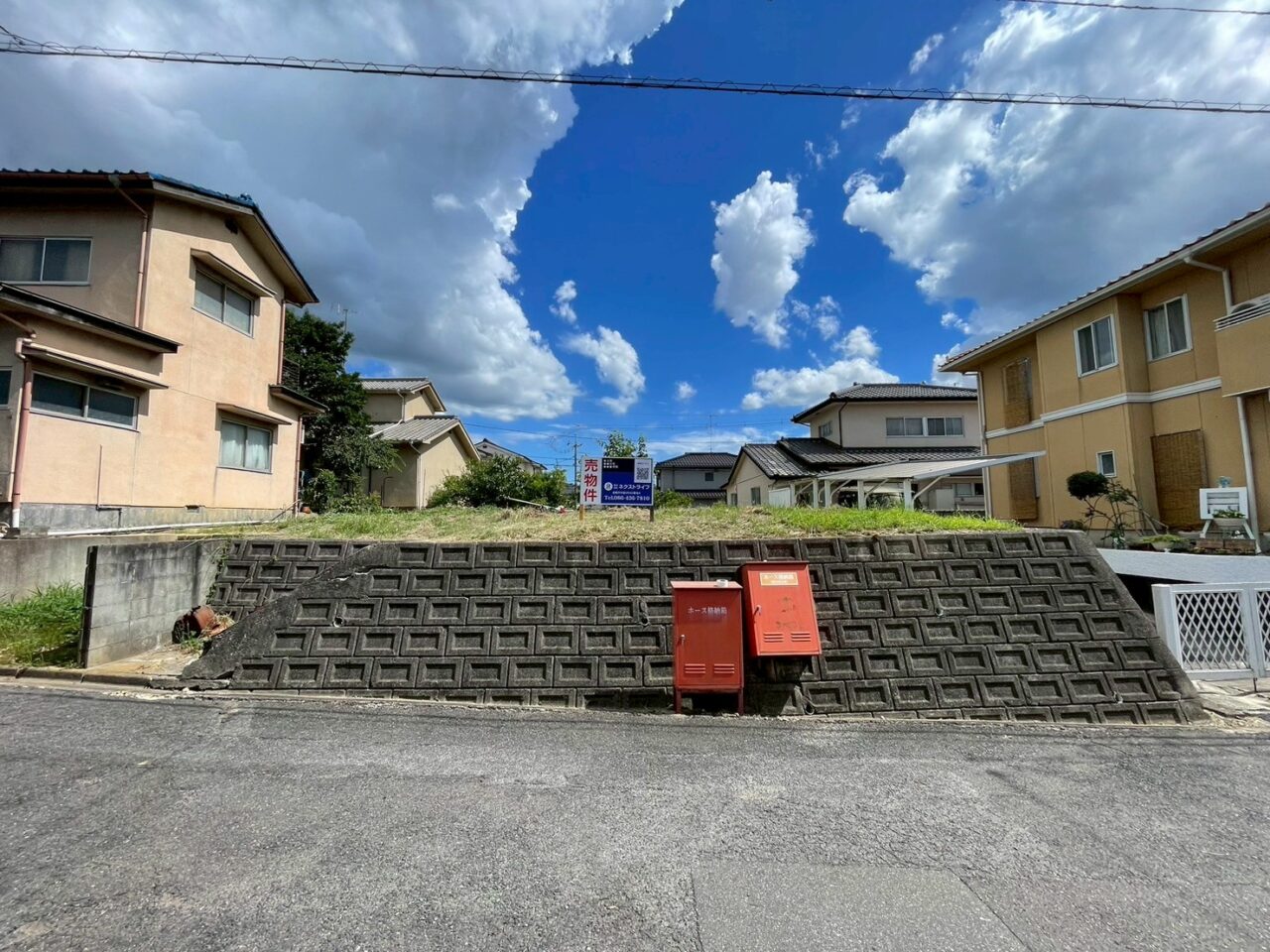 【福山市神辺町下竹田　土地】高台の閑静な住宅地！お手頃価格！