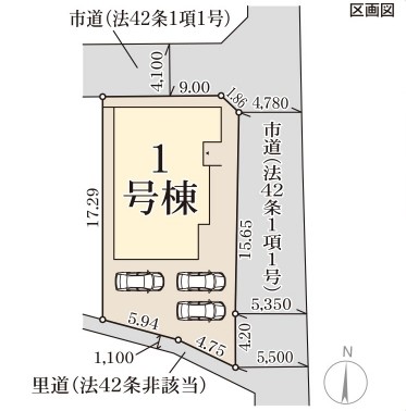 リーブルガーデン　総社井尻野第5新築住宅　1号棟 間取り図