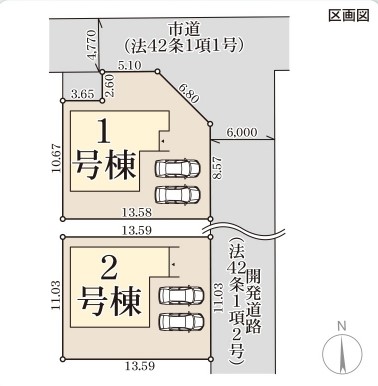 リーブルガーデン　倉敷市玉島乙島第4新築住宅　2号棟 間取り図