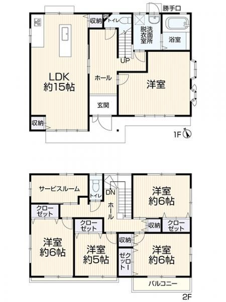 【倉敷市帯高　中古住宅】茶屋町駅より徒歩15！リフォーム済み！ 間取り図