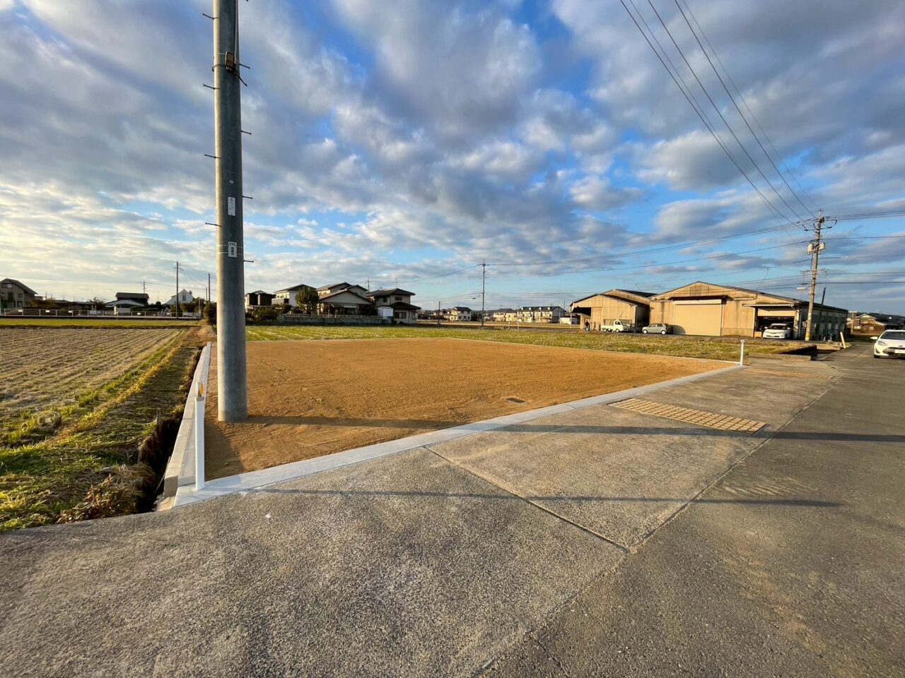 【倉敷市茶屋町早沖土地】人気の茶屋町エリアの広々約90坪！隣地建物無く快適な生活が実現！