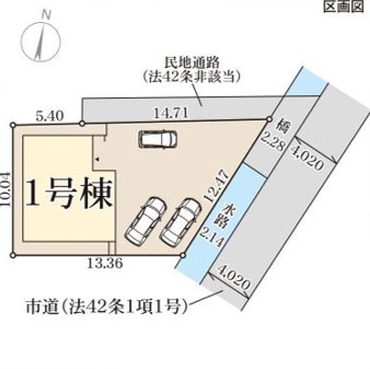 リーブルガーデン　倉敷市水江第10新築住宅　1号棟 間取り図