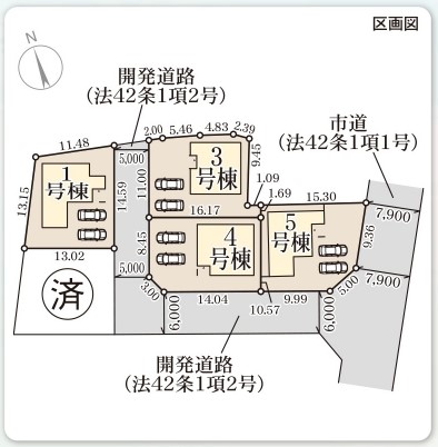 リーブルガーデン　倉敷市粒江第3新築住宅　3号棟 間取り図