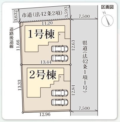 リーブルガーデン　倉敷市玉島柏島第5新築住宅　1号棟 間取り図