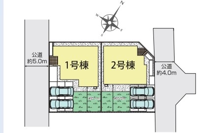 ブルーミングガーデン　倉敷市笹沖2期築住宅　2号棟 間取り図