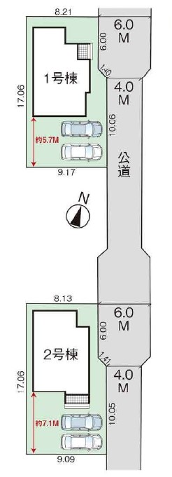 グラファーレ　倉敷市上東2期新築住宅　2号棟 間取り図