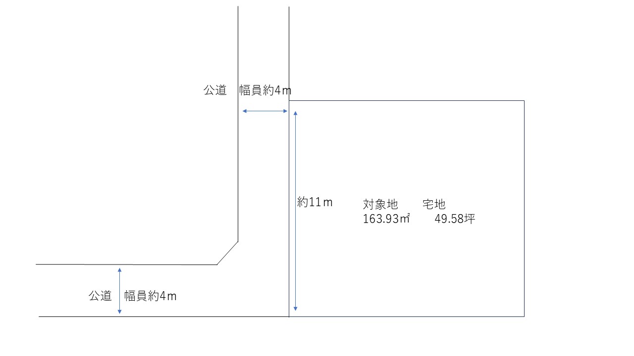 【倉敷市真備町箭田 土地】お求めやすい土地! 間取り図