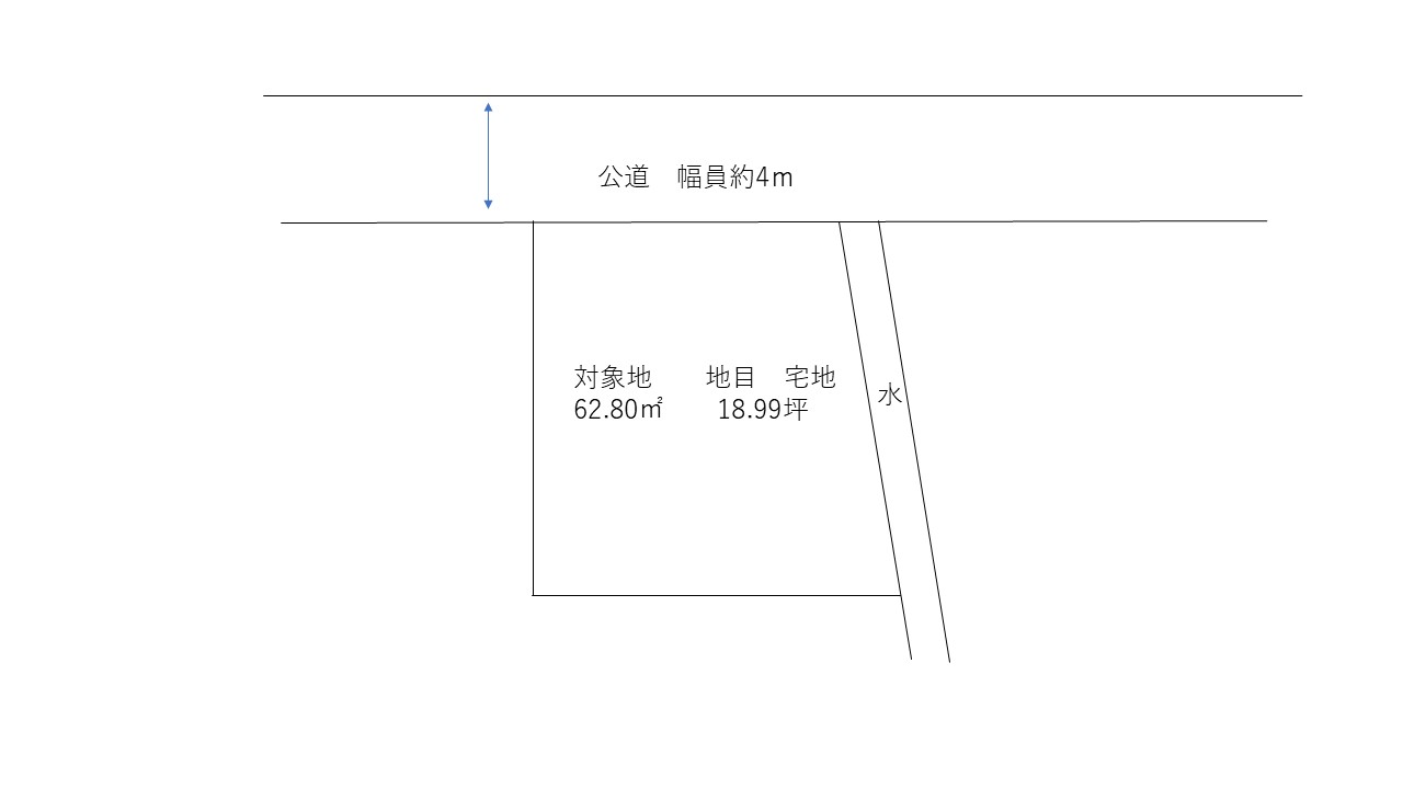【倉敷市下津井吹上土地】駐車場用地などの最適 間取り図