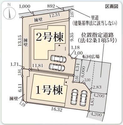 リーブルガーデン　倉敷中庄第13新築住宅　2号棟 間取り図