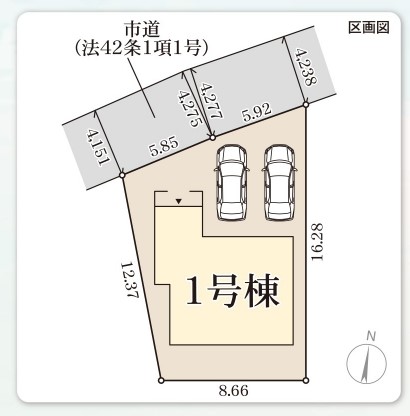 リーブルガーデン　総社市真壁第6新築住宅　1号棟 間取り図