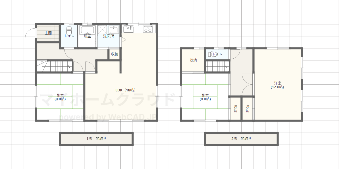 【倉敷市中島】土地面積70坪！中島学区の中古住宅 間取り図
