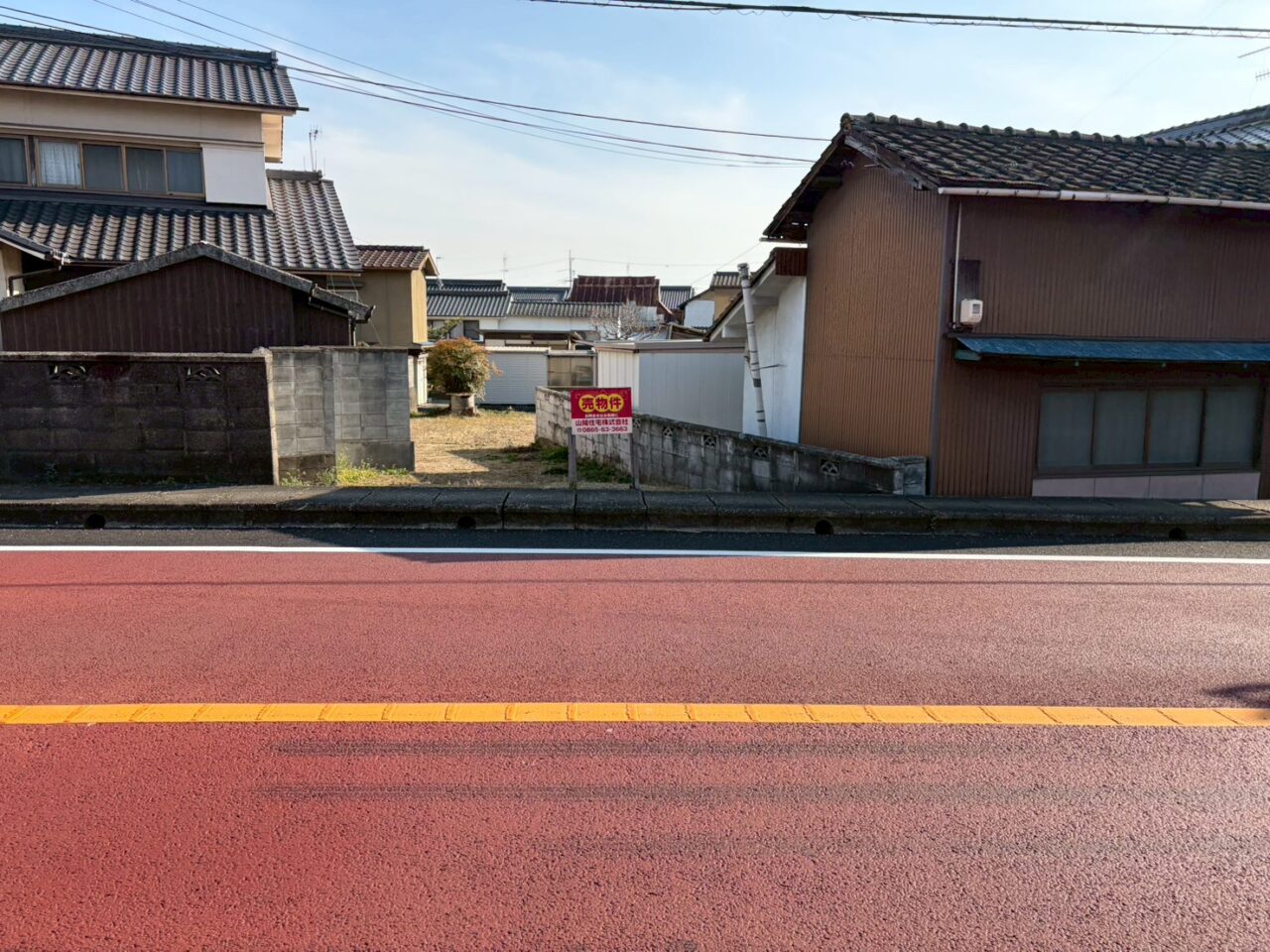 【笠岡市生江浜】国道沿いの土地！店舗用地や事務所用地や駐車場用地にも◎