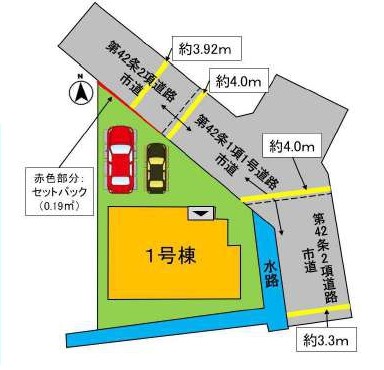 YOKA TOWN　倉敷市羽島1期新築住宅　1号棟 間取り図