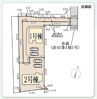 リーブルガーデン　浅口鴨方町六条院中第2新築住宅　2号棟 間取り図